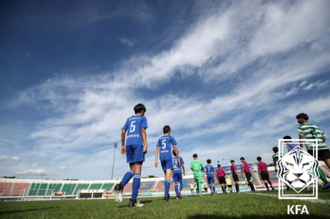  횡성문화체육공원에서 열린 유소년 축구대회 경기 모습. 사진 속 인물·팀·장소는 기사 내용과 관련이 없습니다. /사진=대한축구협회 제공