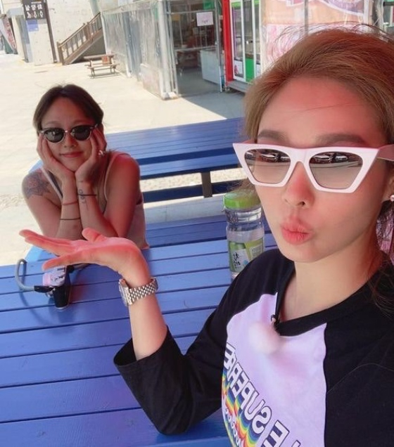 이효리(왼쪽), 옥주현 /사진=옥주현 SNS
