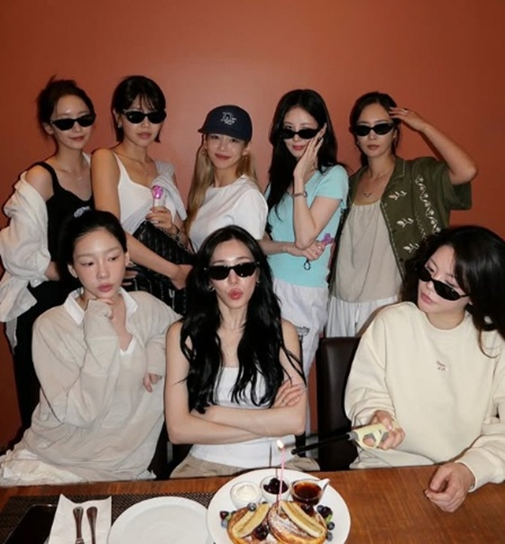소녀시대 /사진=티파니 SNS