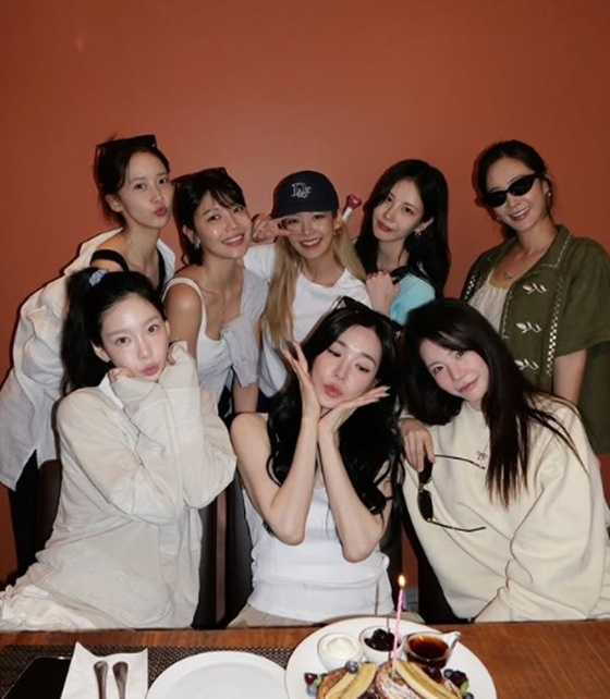 소녀시대 /사진=티파니 SNS