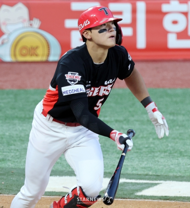 KIA 김도영. /사진=강영조 선임기자
