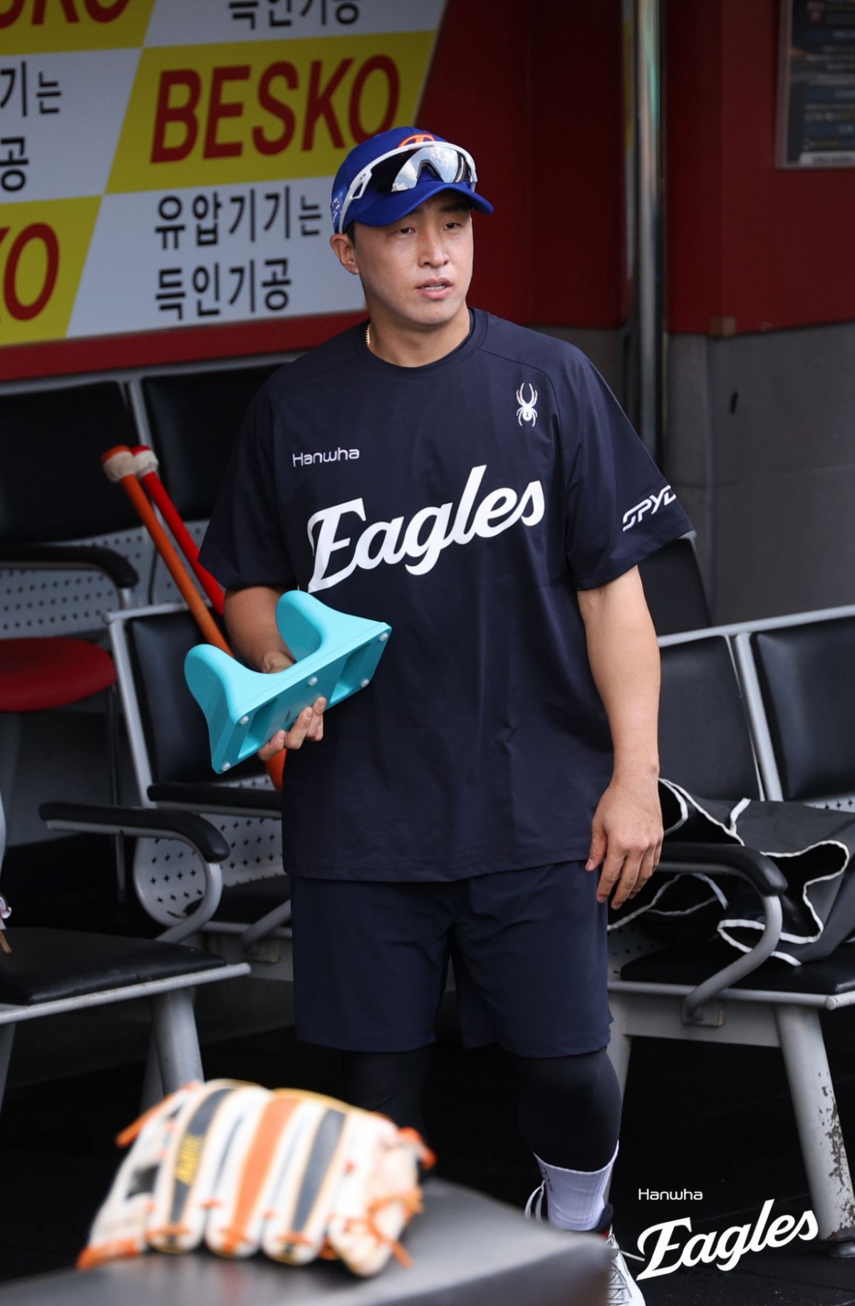 한화 손아섭이 1일 광주 KIA전을 앞두고 훈련에 임하고 있다. /사진=한화 이글스 제공