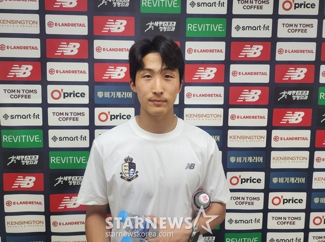 백지웅 대신 투입돼 풀타임을 소화한 박창환. /사진=박수진 기자
