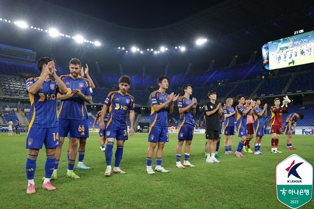 울산HD 선수단. /사진=한국프로축구연맹 제공