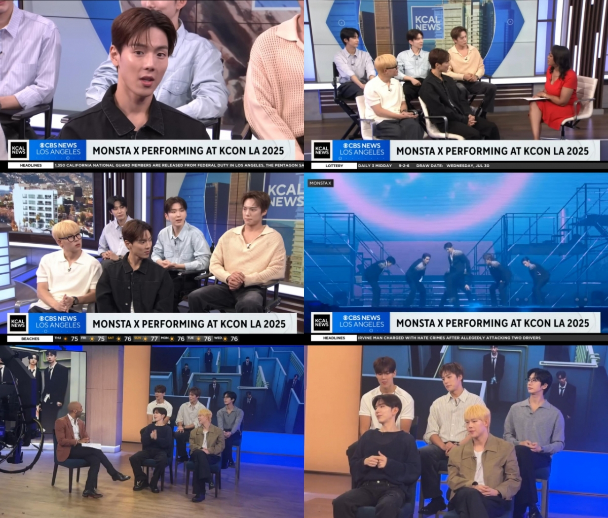 /사진=CBS Los Angeles 'KCAL News', KTLA 'KTLA 5 Morning News'