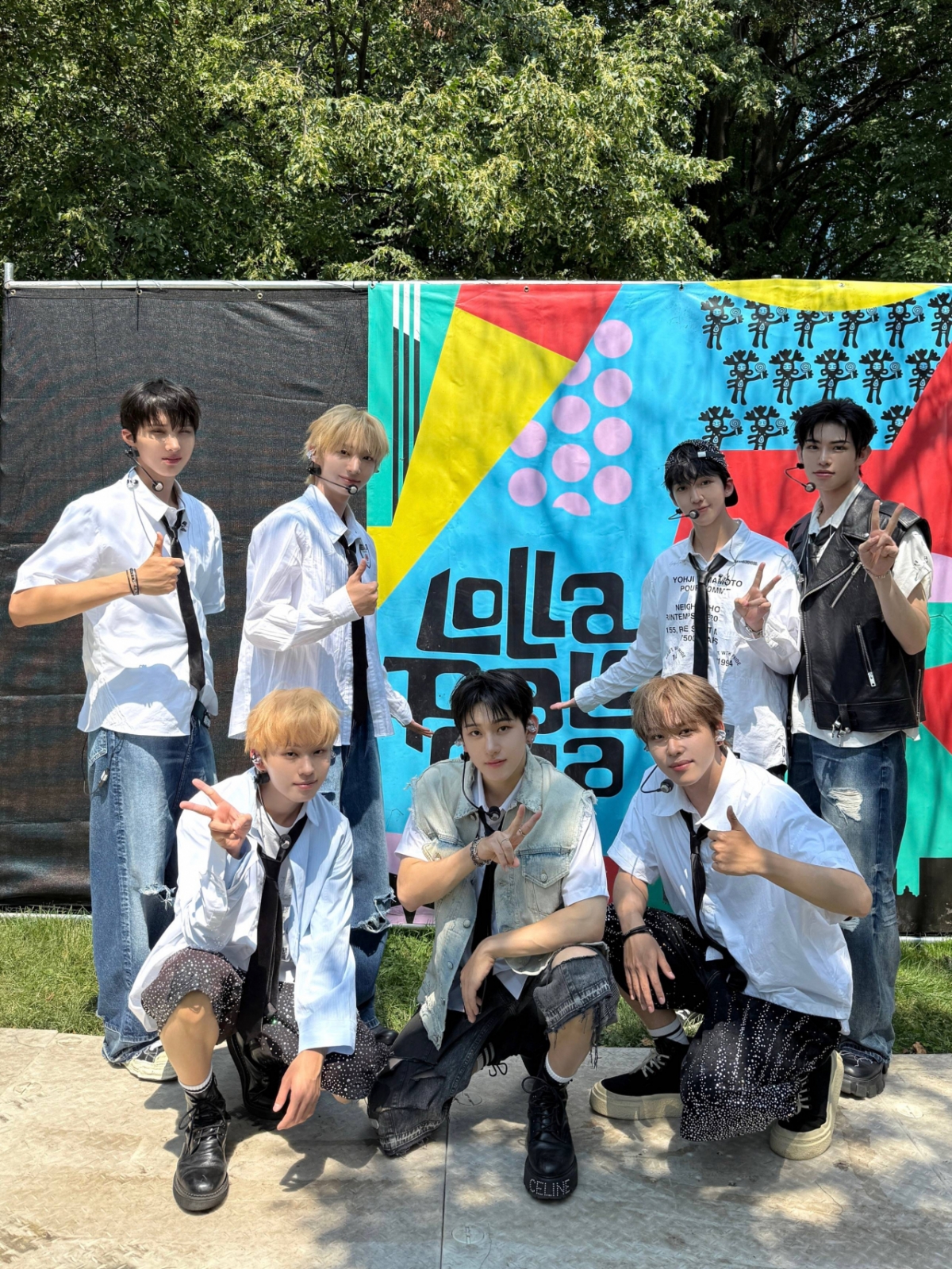 킥플립 롤라팔루자 시카고 단체 이미지/사진제공=JYP엔터테인먼트