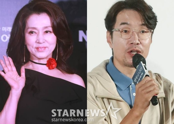 문희경, 故송영규 /사진=스타뉴스