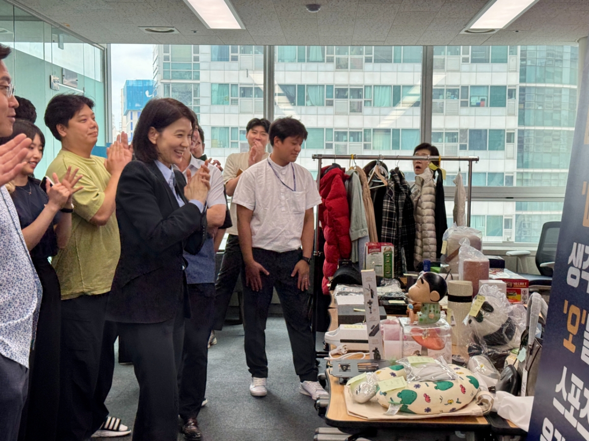 지난 4일 스포츠윤리센터 본원에서 진행된 미오 마켓. /사진=스포츠윤리센터 제공
