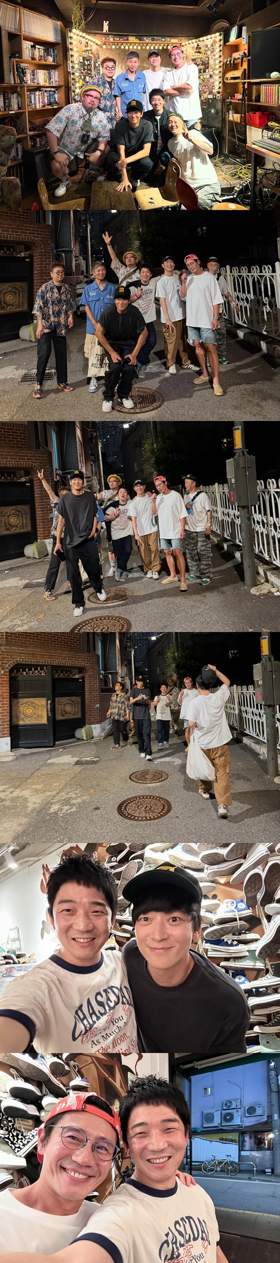 크라잉넛과 홍대 투어를 즐긴 강동원, 오정세, 신하균