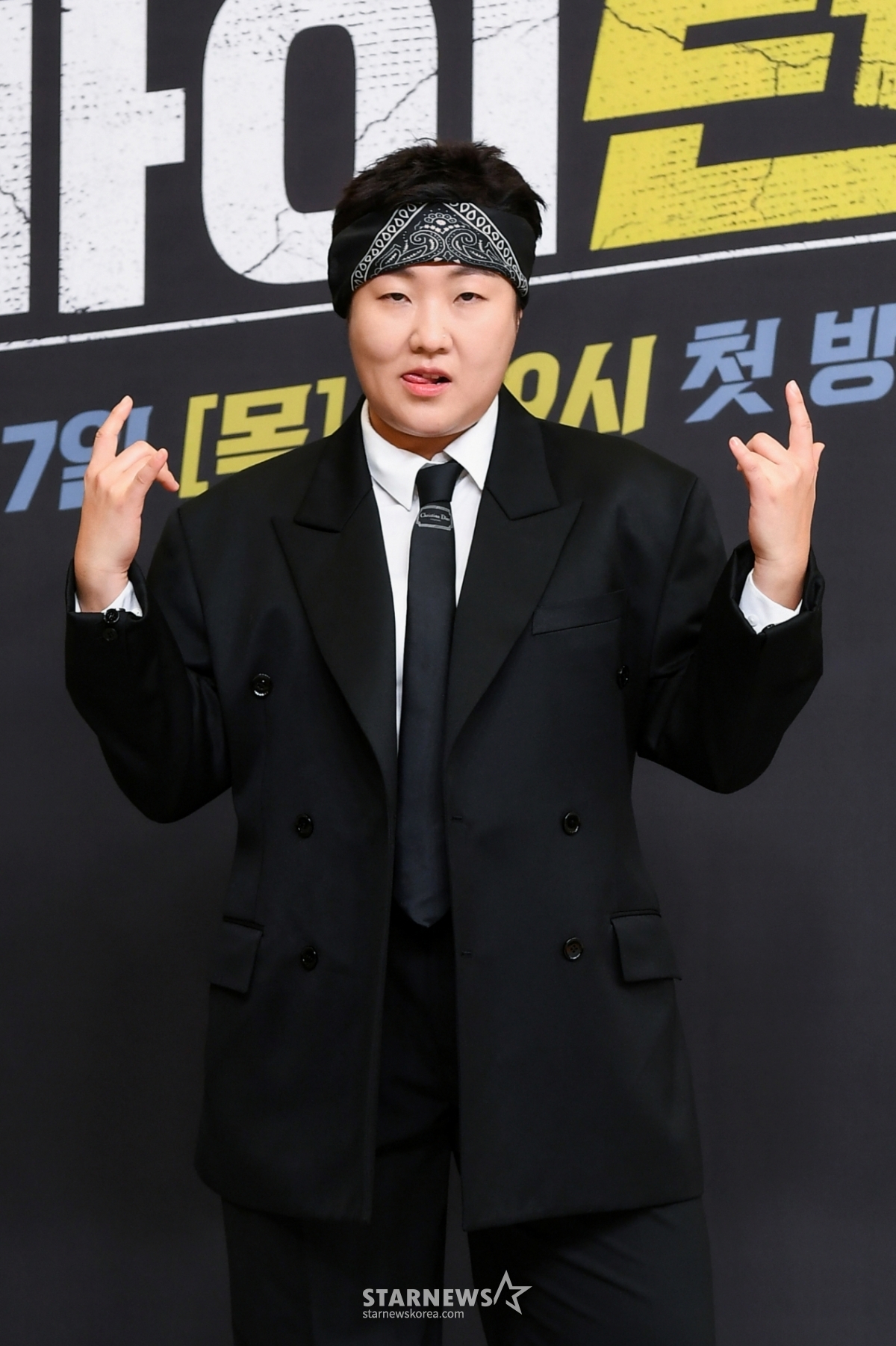 코미디언 이수지가 7일 오후 온라인으로 진행된 SBS 예능 '한탕 프로젝트 - 마이 턴' 제작발표회에 참석해 포즈를 취하고 있다. /사진제공=SBS 2025.08.07 /사진=이동훈 photoguy@