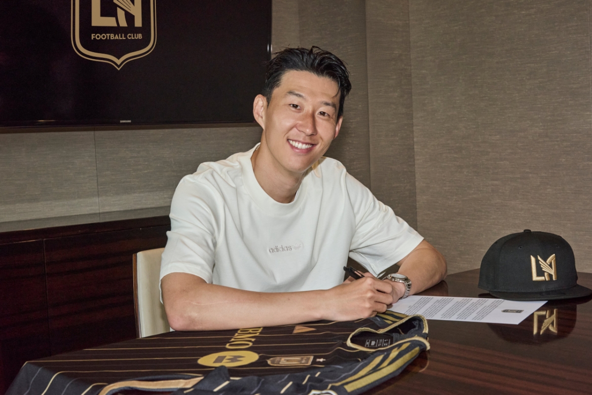 미국 프로축구 메이저리그사커(MLS) 로스앤젤레스(LA)FC로 이적한 손흥민. /사진=LAFC 제공