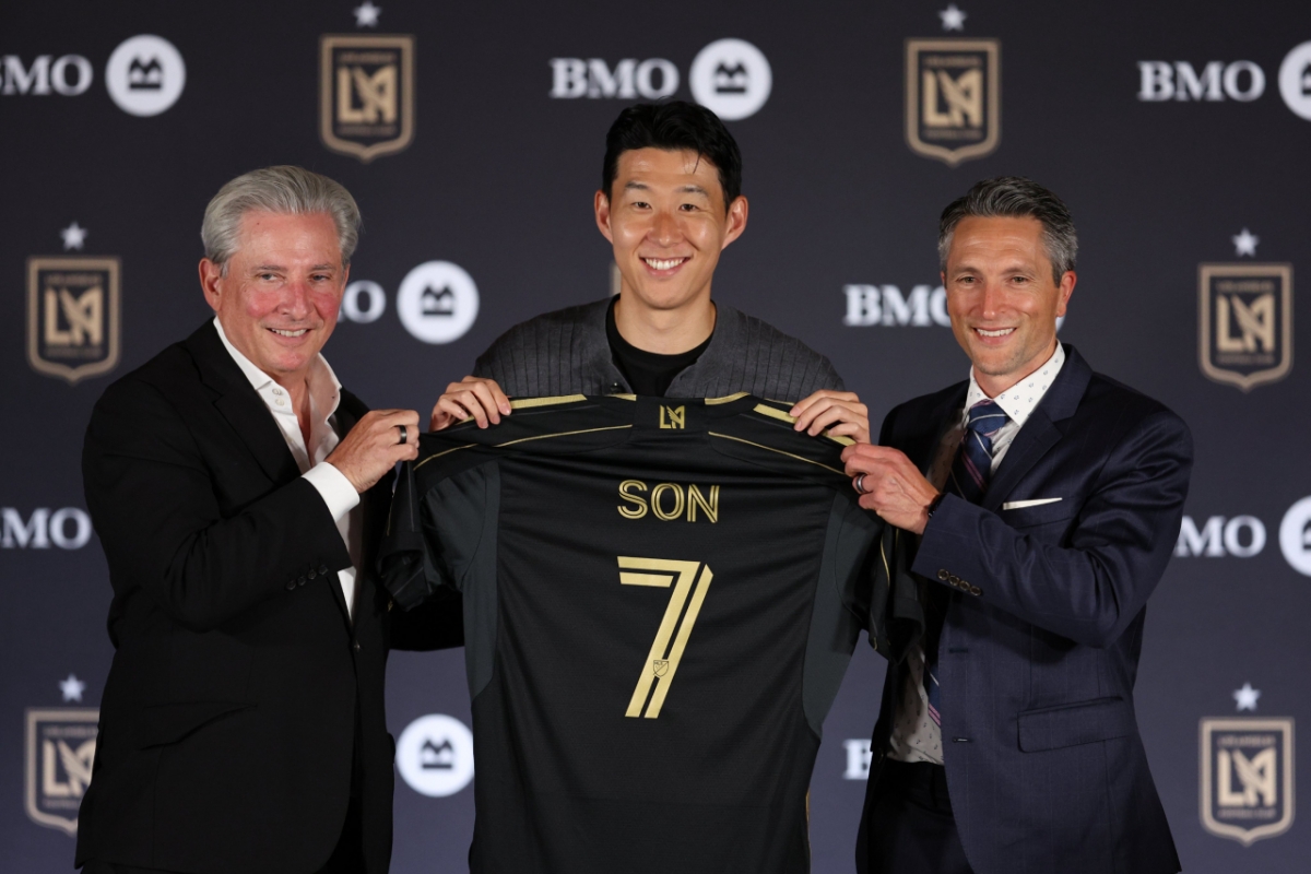 미국 프로축구 메이저리그사커(MLS) 로스앤젤레스(LA)FC로 이적한 손흥민. /사진=LAFC 제공