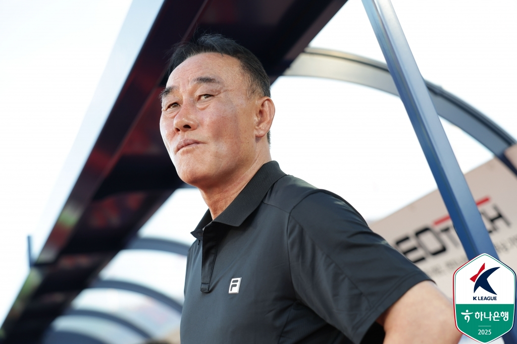 김학범 감독. /사진=한국프로축구연맹 제공