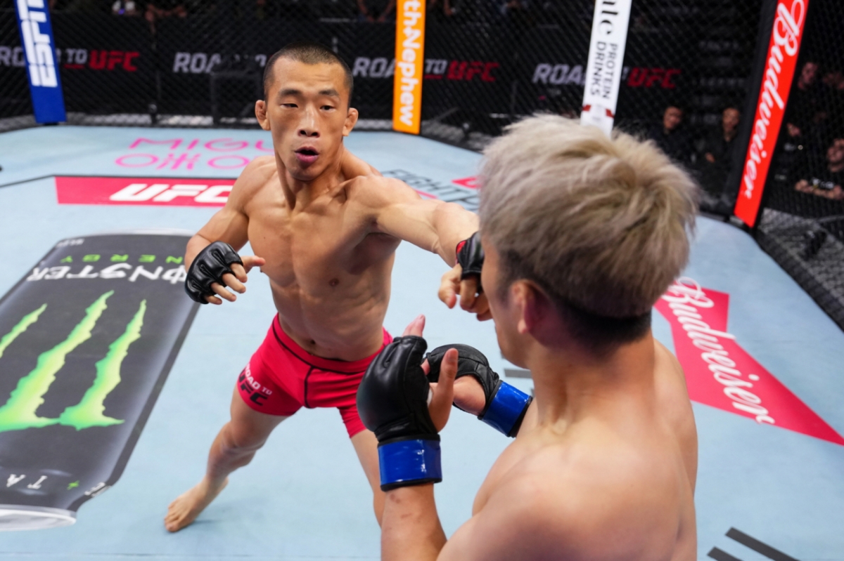 김상욱(왼쪽). /사진=UFC 공식 제공