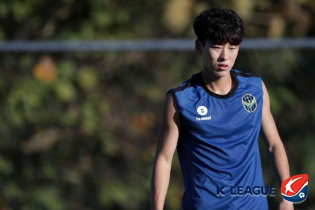 인천 유나이티드 시절 이정빈. /사진=한국프로축구연맹 제공