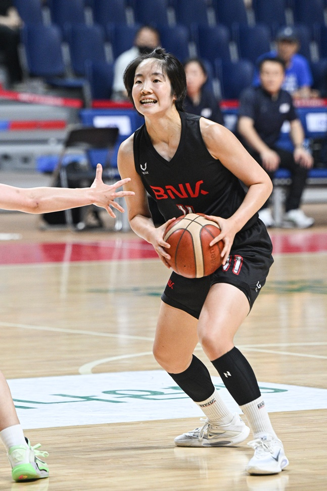 BNK 김정은. /사진=WKBL 제공 