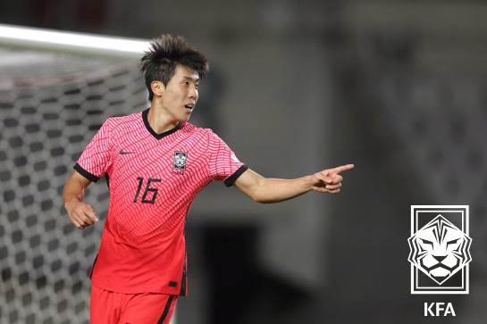 대한민국 23세 이하 대표팀에 발탁됐던 권혁규. /사진=대한축구협회 제공