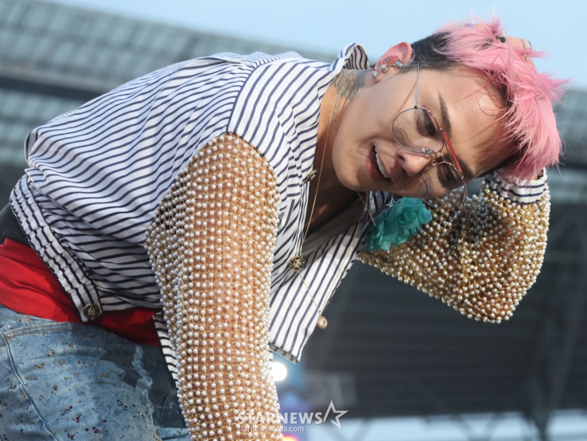 (인천=뉴스1) 권현진 기자 = 빅뱅 지드래곤 2025.6.28/뉴스1  Copyright © 뉴스1. All rights reserved. 무단 전재 및 재배포,  AI학습 이용 금지. /사진=(인천=뉴스1) 권현진 기자