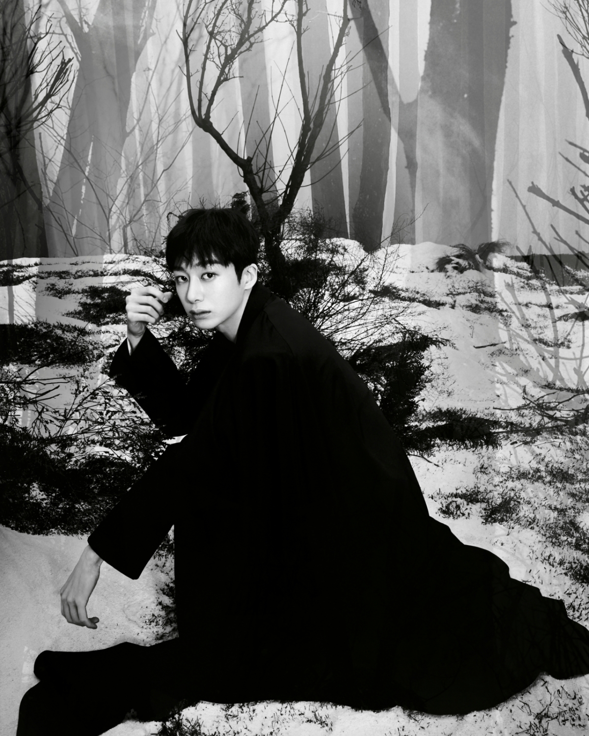 24일 시구자 몬스타엑스 형원. /사진=KIA 타이거즈 제공