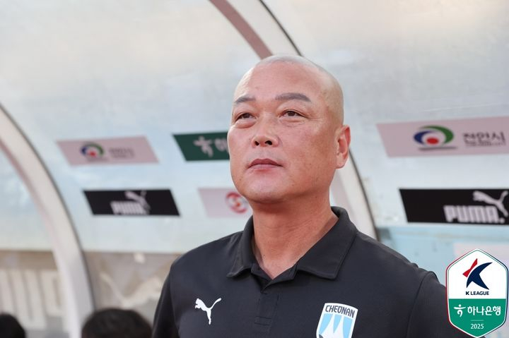 김태완 감독. /사진=한국프로축구연맹 제공