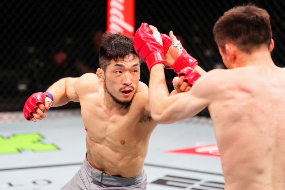 유수영(왼쪽). /사진=UFC 제공