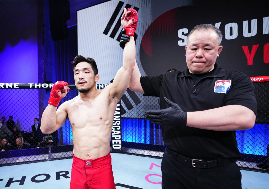 유수영(왼쪽). /사진=UFC 제공