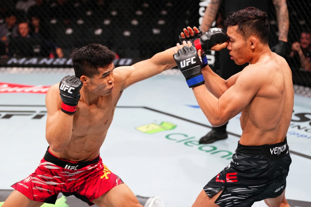 샤오롱(왼쪽). /사진=UFC 제공