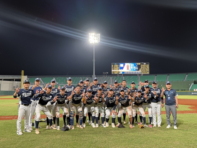U15 야구 대표팀. /사진=대한야구소프트볼협회