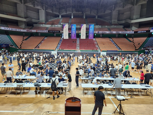 지난 21일 열린 대진 추첨식.  /사진=대한체육회