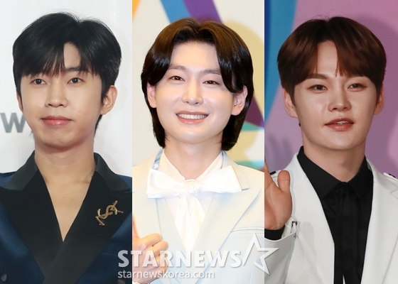 임영웅, 김용빈, 박서진(왼쪽부터) /사진=스타뉴스