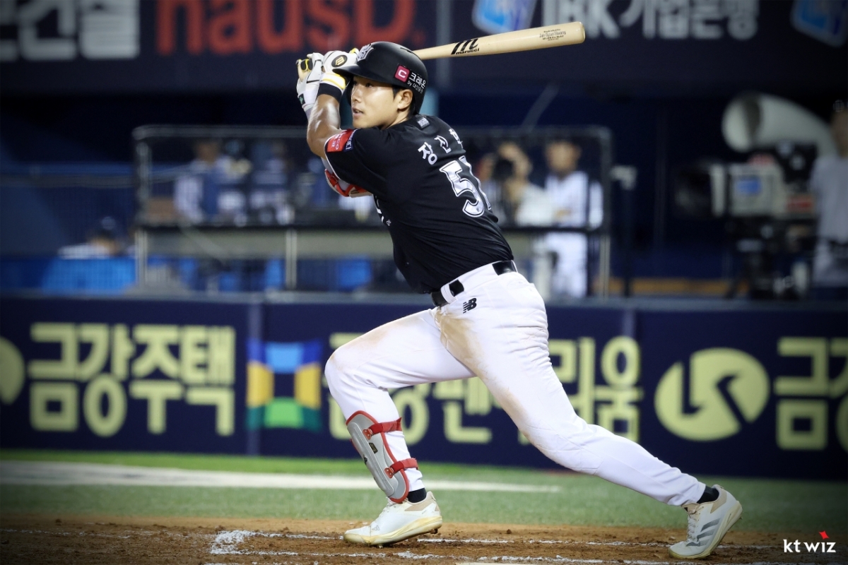 KT 위즈 외야수 장진혁. /사진=KT 위즈 제공