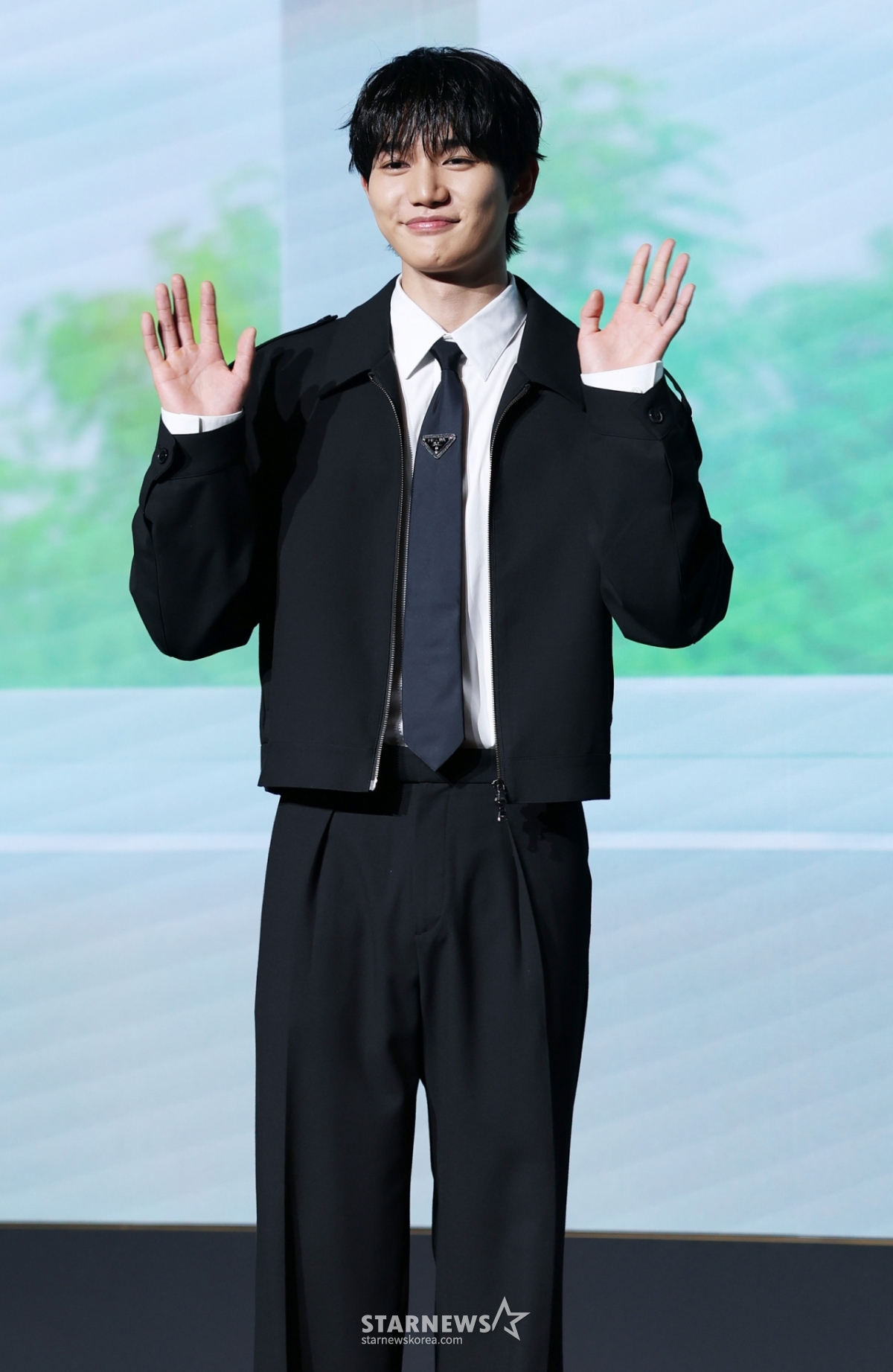 배우 윤상현이 25일 서울 마포구 호텔 나루에서 열린 넷플릭스 영화 '고백의 역사' 제작발표회에서 포즈를 취하고 있다. /2025.08.25 /사진=김휘선 hwijpg@