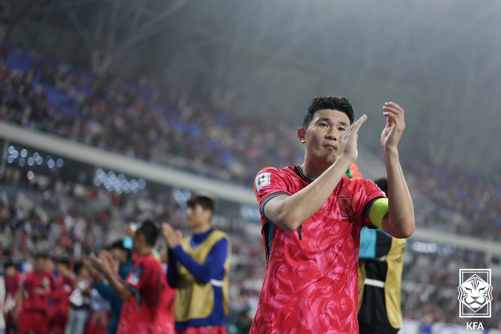 축구 국가대표팀 수비수 김민재. /사진=대한축구협회 제공