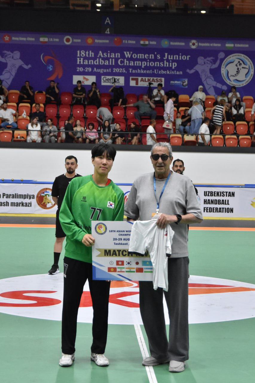 MVP 고채은(왼쪽). /사진=대한핸드볼협회 제공