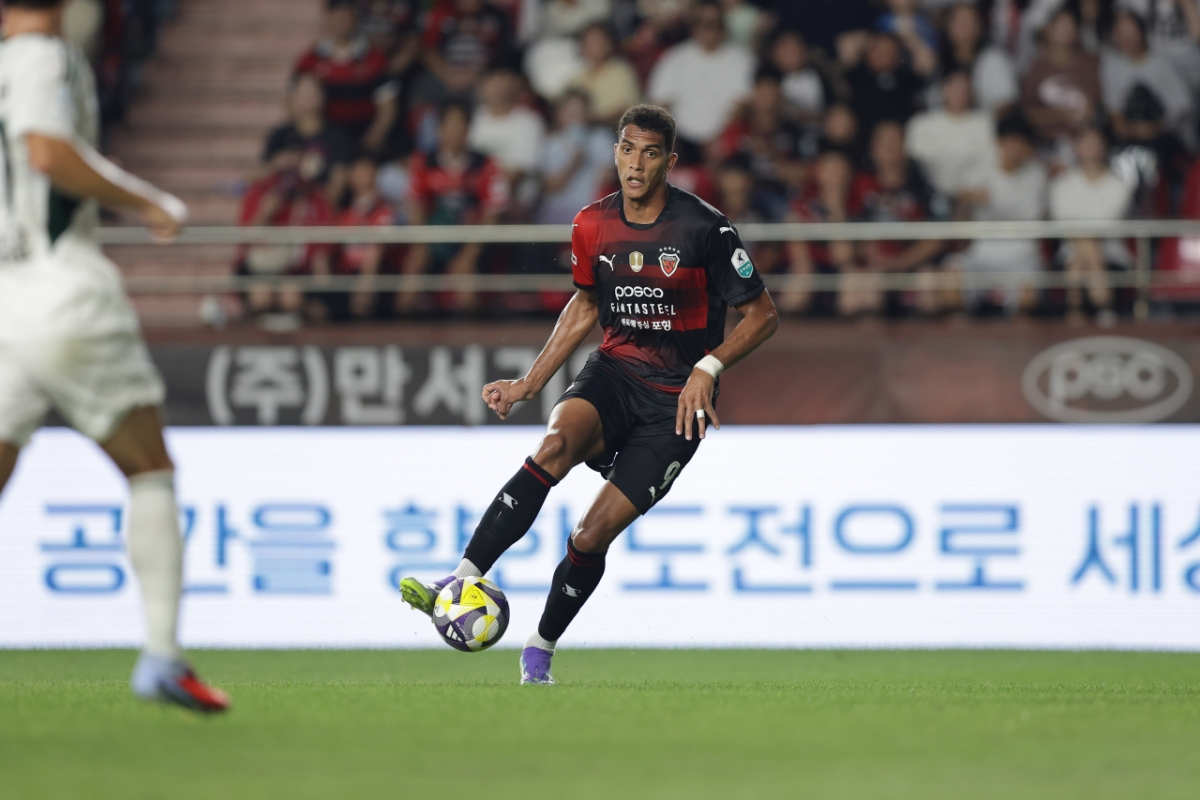 포항 스틸러스 공격수 조르지. /사진=한국프로축구연맹 제공