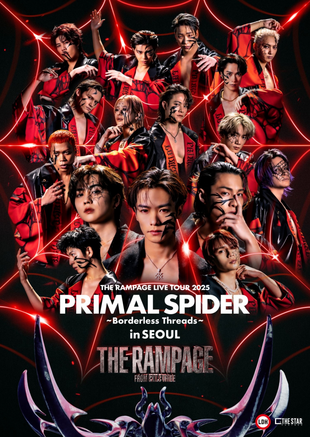 더 램페이지 프롬 에그자일 (THE RAMPAGE from EXILE TRIBE)/사진=LDH JAPAN, 더스타파트너