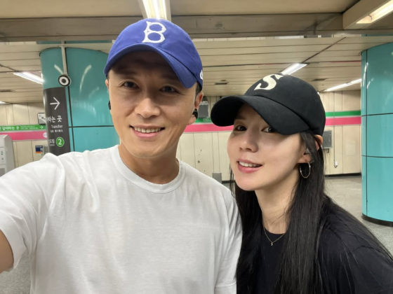배우 진태현(왼쪽), 박시은 /사진=진태현 SNS