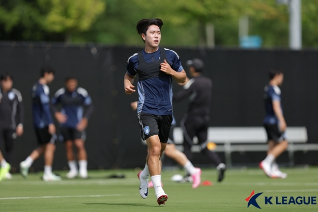 백인우. /사진=한국프로축구연맹