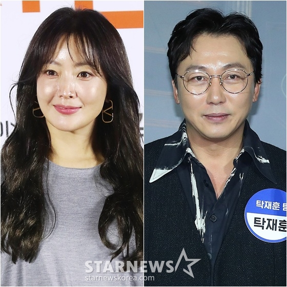 김휘선(왼쪽)과 탁재훈 /사진=스타뉴스