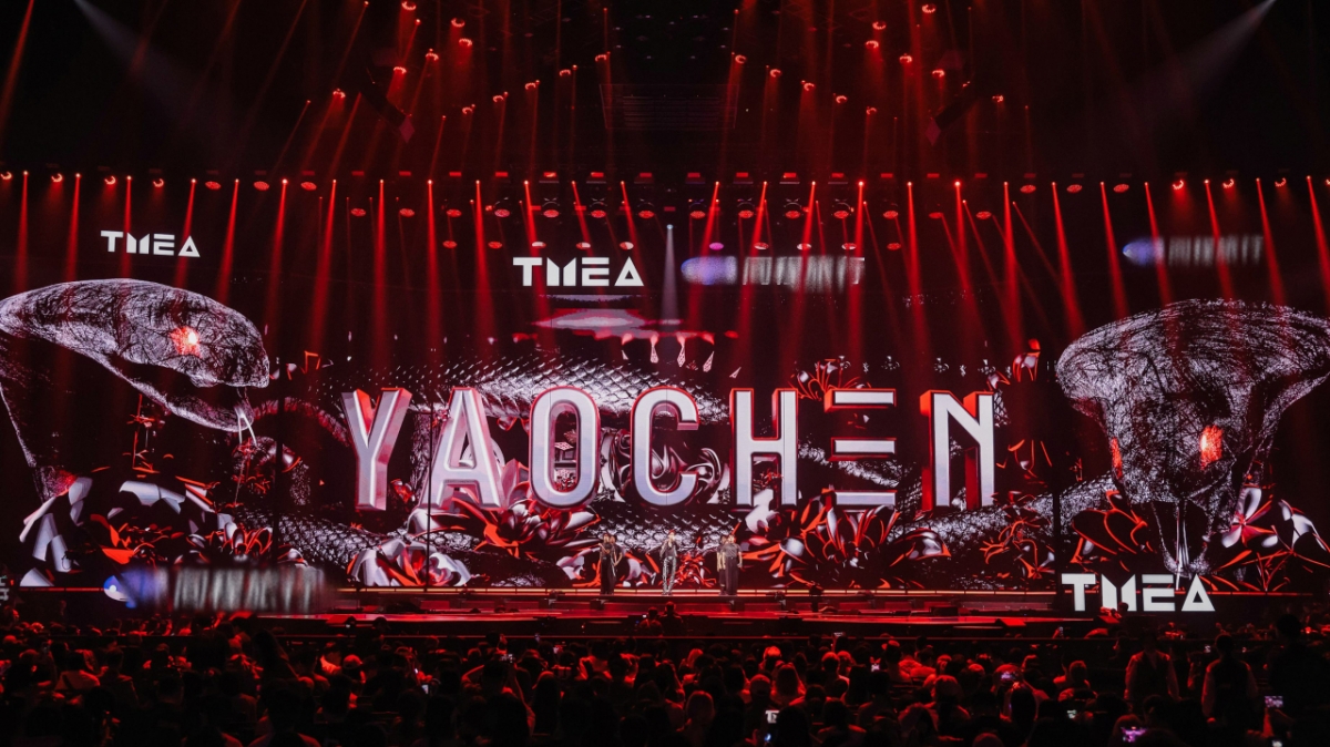 야오천 2025 TMEA 무대 이미지/사진제공=JYP CHINA