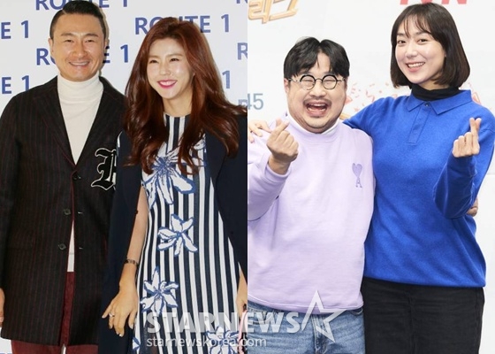 주영훈-이윤미, 강재준-이은형 부부/사진=스타뉴스
