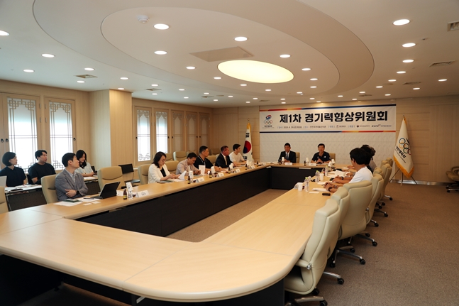 29일 열린 경기력향상위원회. /사진=대한체육회