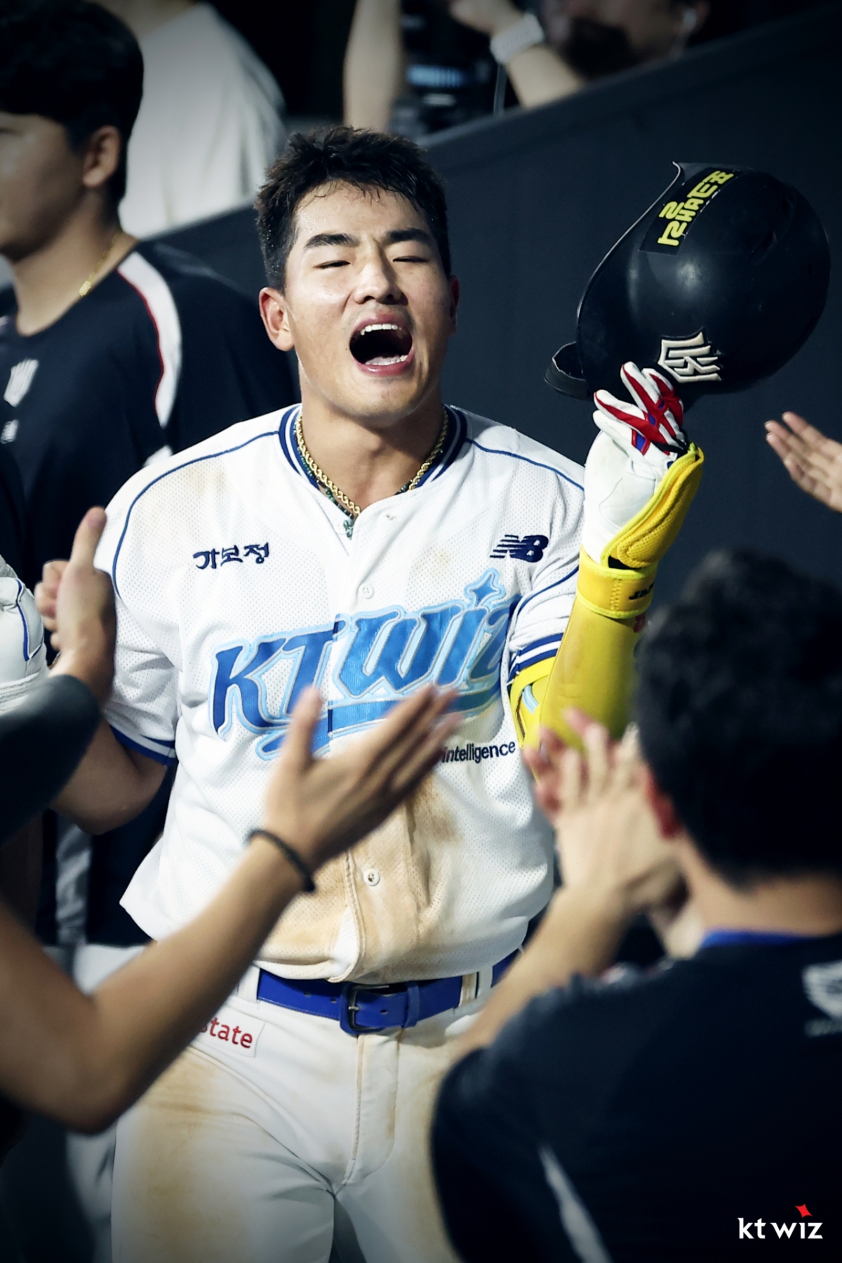 KT 위즈 외야수 안현민. /사진=KT 위즈 제공