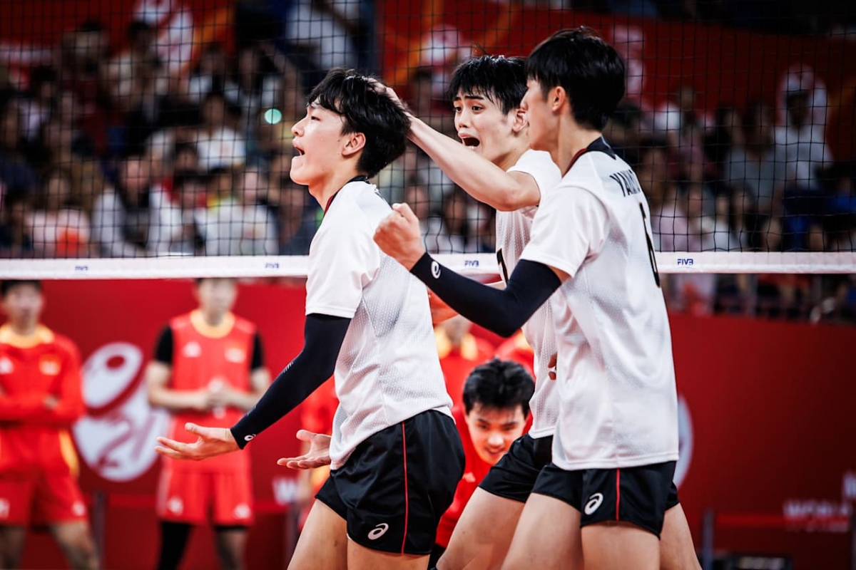 일본 21세 이하(U21) 남자 배구 대표팀. /사진=FIVB 제공