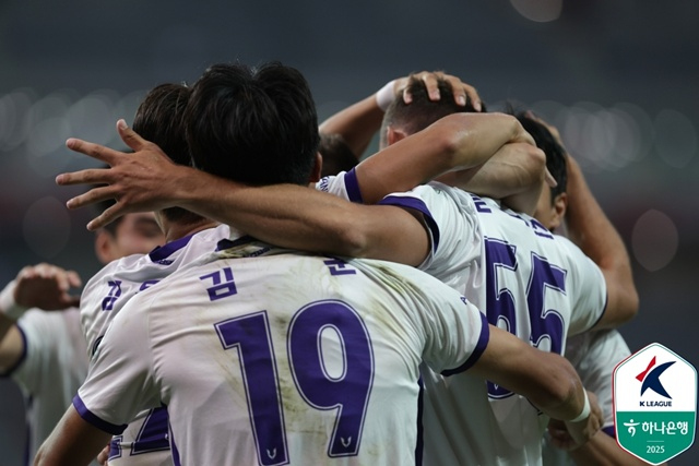 FC안양 골 세리머니. /사진=한국프로축구연맹 제공