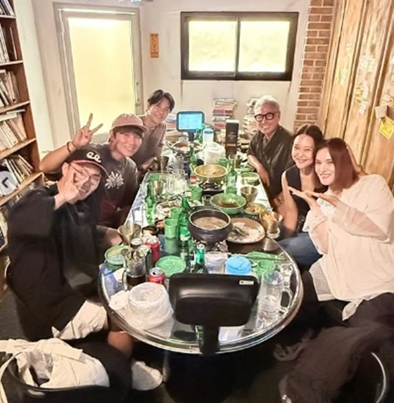 이승기, 윤종신, 백지영, 거미, 김범수, 케이윌 /사진=백지영 SNS