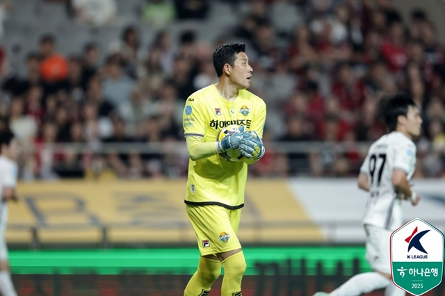 강원FC 골키퍼 박청효. /사진=한국프로축구연맹 제공