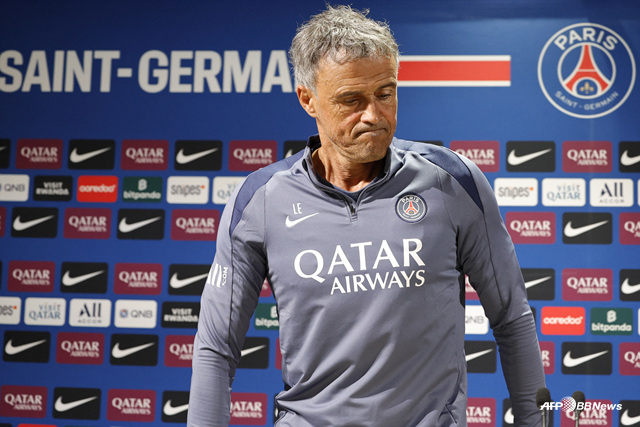루이스 엔리케 PSG 감독. /AFPBBNews=뉴스1