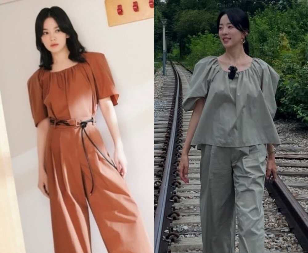 배우 송혜교(왼쪽), 방송인 박은영 /사진=박은영 SNS
