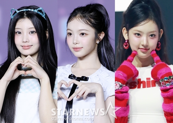 아일릿 원희, 하츠투하츠 이안, 키키 이솔(왼쪽부터) /사진=스타뉴스